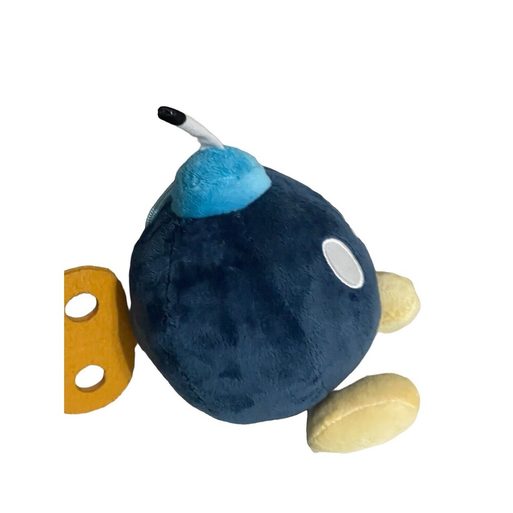Nintendo 2017 Super Mario Bob-Omb Bomb Plush Stuffed Animal Little Buddy 5.5" - Picture 2 of 9